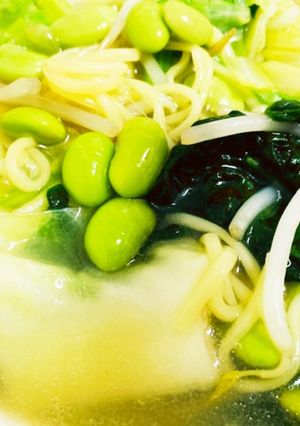 初夏に爽やかみどりな野菜ラーメン-レシピのメイン写真
