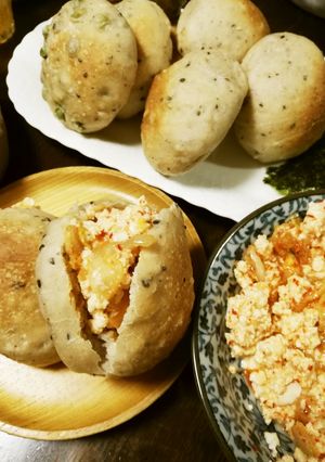 本技凄旨キムチと豆腐のサンドイッチ-レシピのメイン写真