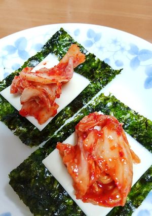 キムチーズ海苔-レシピのメイン写真
