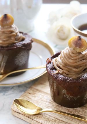 甘栗で簡単！モンブランクリーム-レシピのメイン写真