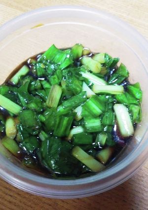 行者にんにく　醤油漬け-レシピのメイン写真