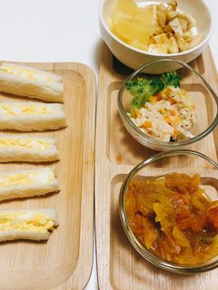 離乳食後期 卵サンド-レシピのメイン写真