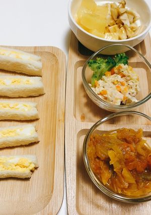 離乳食後期　卵サンド-レシピのメイン写真