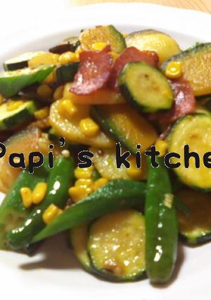 夏野菜のカレー風味★HOTサラダ-レシピのメイン写真