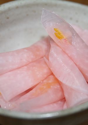 きれいな漬物♪みかん（柚子）入り酢大根-レシピのメイン写真