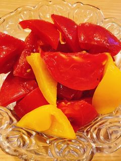 トマトパプリカのマリネ-レシピのメイン写真