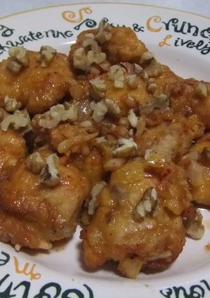 ヤンニョムチキンをキムチで-レシピのメイン写真