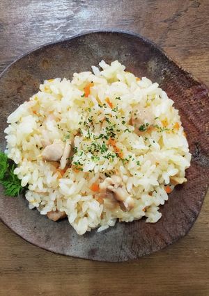 炊飯器で♪簡単！本格的バターチキンピラフ-レシピのメイン写真