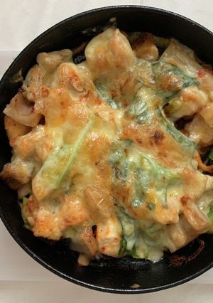 れんこんとキムチのチーズ焼-レシピのメイン写真