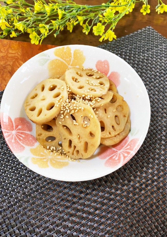 蓮根のきんぴら風煮物-レシピのメイン写真