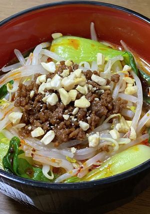 妻が月1でリクエスト!辛さ控えめ坦々麺-レシピのメイン写真