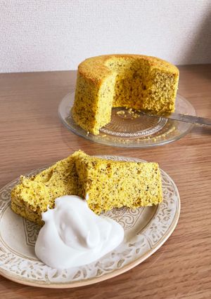 炊飯器で簡単！ふわふわ紅茶シフォンケーキ-レシピのメイン写真