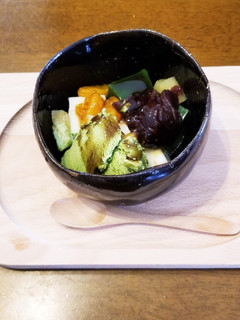 カフェ風クリームあんみつ-レシピのメイン写真