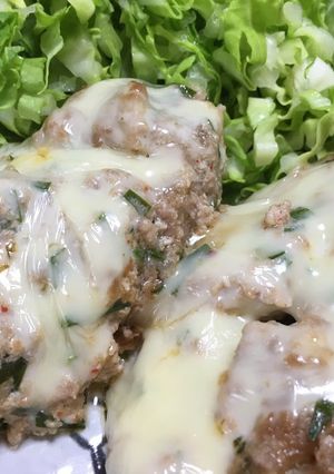 豆腐とキムチのチーズハンバーグ❣️-レシピのメイン写真