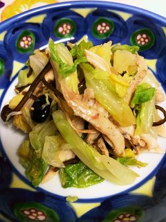 ☆キャベツとサラダチキンの塩昆布和え☆-レシピのメイン写真
