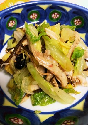 ☆キャベツとサラダチキンの塩昆布和え☆-レシピのメイン写真