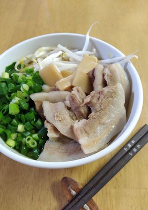 　厚切 豚バラ　醤油ラーメン　-レシピのメイン写真