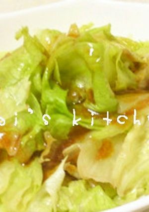 レンジで簡単！HOTレタスのオイスター！-レシピのメイン写真