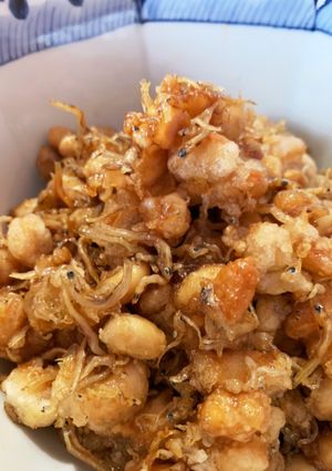 ゆかりのイブクロ　　大豆とじゃこの甘辛煮-レシピのメイン写真