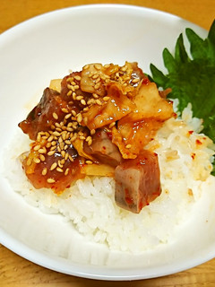 【本技凄旨キムチ】かつおキムチ和え丼-レシピのメイン写真