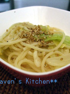 キャベツと桜エビのパスタ♪-レシピのメイン写真