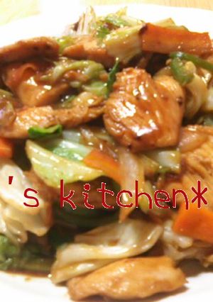 節約！鶏胸と野菜の味噌炒め(>ω<)b-レシピのメイン写真