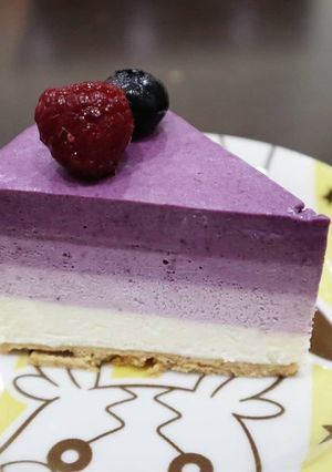 ブルーベリーのレアチーズケーキ-レシピのメイン写真