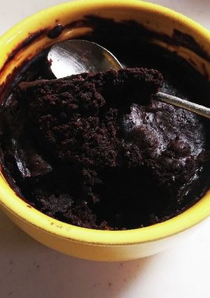 量り卵無!レンチンで濃厚マグカップケーキ-レシピのメイン写真
