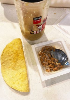 塩レモン納豆をコーントルティーヤで-レシピのメイン写真