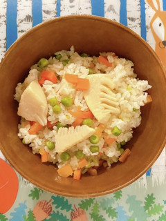 たけのこ豆ごはん-レシピのメイン写真
