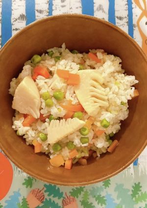 たけのこ豆ごはん-レシピのメイン写真