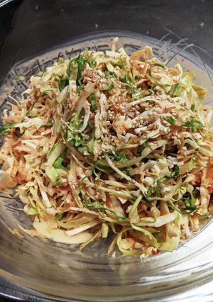 無限キャベツの納豆キムチサラダ-レシピのメイン写真