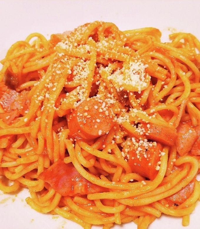 ピザソースでかんたん！ナポリタン by クック52PVUQ☆ 【クックパッド