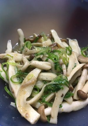 広島発酵れもん胡椒とキノコ-レシピのメイン写真