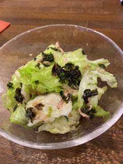 レタスとツナの梅肉和え-レシピのメイン写真