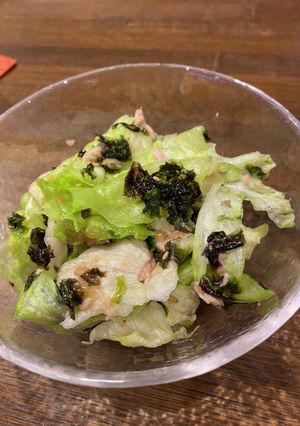 レタスとツナの梅肉和え-レシピのメイン写真