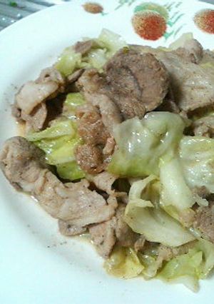 豚肉とキャベツのマヨネーズ炒め-レシピのメイン写真