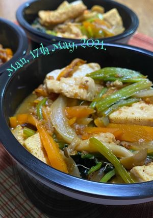 焼き豆腐生姜焼き丼-レシピのメイン写真