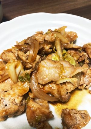 トンテキ風炒め-レシピのメイン写真