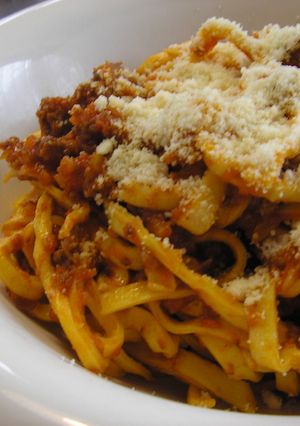 生パスタで♪ボロネーゼ♪　-レシピのメイン写真