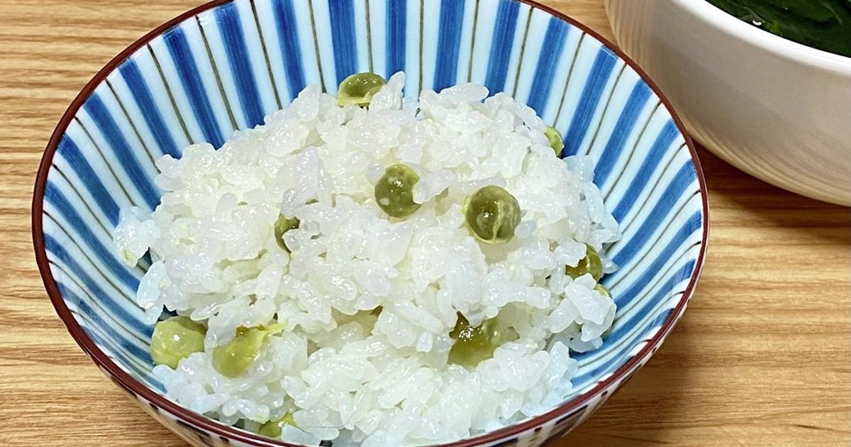 豆ご飯 （冷凍うすいえんどう） by クックK42IPL☆ 【クックパッド