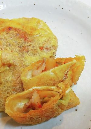 豚キムチとチーズの包み揚げ☆-レシピのメイン写真