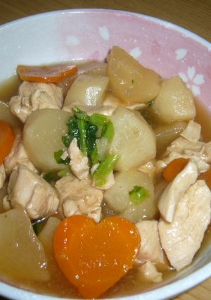 簡単！かぶと鶏肉の煮物♡ぽっかぽか-レシピのメイン写真