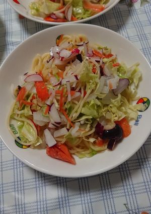 簡単サラダスパ-レシピのメイン写真