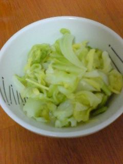 キャベツとしょうがのさっぱりあえ-レシピのメイン写真