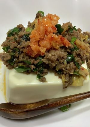 キムチ入りプルプル麻婆豆腐-レシピのメイン写真