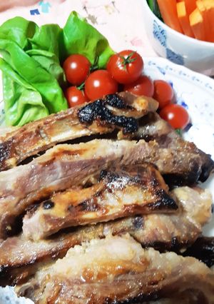 スペアリブの味噌漬け焼き-レシピのメイン写真