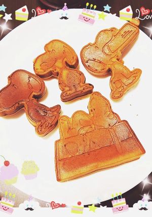 BRUNOホットサンドメーカー(人形焼)-レシピのメイン写真
