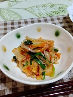 キムチとほうれん草とえのきのナムル-レシピのメイン写真