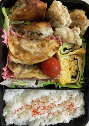 揚げ餃子 男子高校生お弁当-レシピのメイン写真